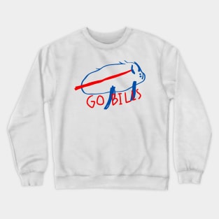 Drawing Go Bills Crewneck Sweatshirt